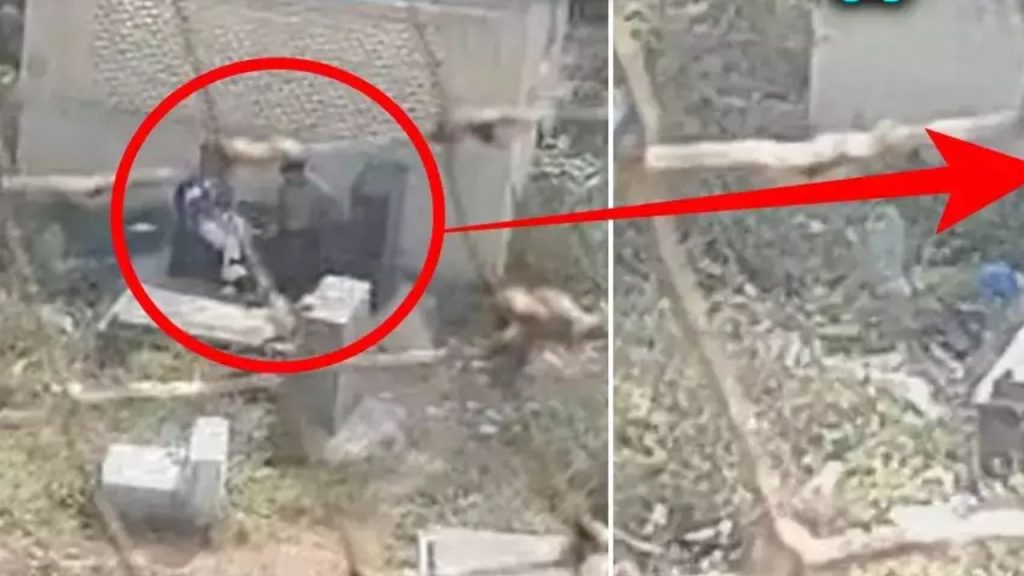 శవాలు కాలే ప్రదేశంలో ఏంట్రా ఈ చెండాలం.. ఆఖరికి శ్మశానాన్ని కూడా వదలడం లేదు ఆ పాడు పనికి.. (వీడియో చూడండి)