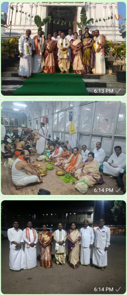 అన్నవరం సత్యదేవుని సన్నిధిలో ఇల్లందు ఎమ్మెల్యే దంపతులు మరియు వారి మిత్ర బృందం