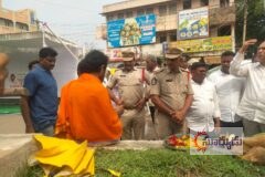 సూళ్లూరుపేట పట్టణం మొత్తం పోలీస్ డిపార్ట్మెంట్ కనుసైకిల్లో