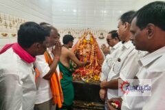 దొడర్నా తండా జగదాంబ మాత, హనుమాన్ ఆలయ ప్రతిష్ఠాపనలో పాల్గొన్న ప్రజా ట్రస్ట్ చైర్మన్ సీనియర్ బిజెపి నాయకులు భోస్లే మోహన్‌రావు పాటిల్