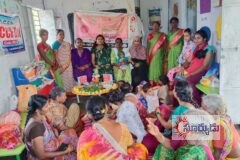 ఏరుగట్ల మండల కేంద్రంలో అంగన్వాడి కేంద్రంలో పోషణ మాసం.