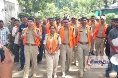 నిర్మల్ ఎస్పీ క్యాంపు కార్యాలయంలో ఘనంగా గణేష్ నిమజ్జనోత్సవ