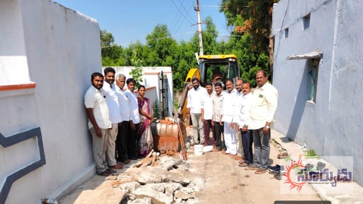 అన్నారంలో అండర్‌గ్రౌండ్ డ్రైనేజీ పనులు ప్రారంభం