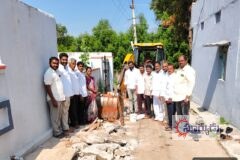 అన్నారంలో అండర్‌గ్రౌండ్ డ్రైనేజీ పనులు ప్రారంభం