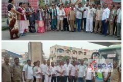 కార్మిక సంఘాల ఐక్య వేదికతో కాంగ్రెస్ నేతల ప్రచారం