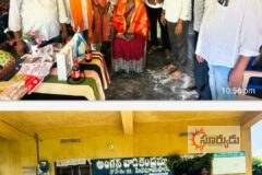 వెంకటాయపాలెంలో అంగన్వాడీ సిబ్బందికి సన్మానం