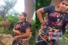 కుప్పంలో అమానుష ఘటన..  మహిళను చెట్టుకు కట్టేసి దాడి ఎందుకో తెలుసా! (వీడియో చూడండి)