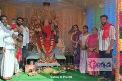 దుర్గామాత కుంకుమార్చన పూజలో పాల్గొన్న మాజీ జెడ్పీటీసీ తాండ్ర విశాల శ్రవణ్ రెడ్డి