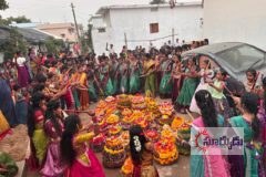 బొప్పాపూర్ లో ఘనంగా బతుకమ్మ వేడుకలు …