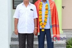 భారజల కర్మాగారం జనరల్ మేనేజర్ ధర్మేష్ చంద్ర ఓజా కు సన్మానం