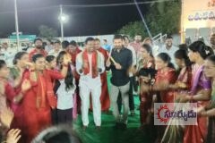 నిర్మల్ పట్టణంలోని ఎన్టీఆర్ మినీ స్టేడియంలో ఘనంగా బతుకమ్మ సంబురాలు