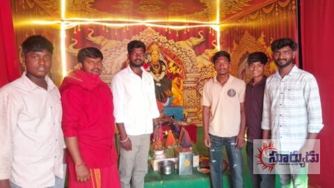 బాపూజీనగర్ లో ఘనంగా దేవి నవరాత్రి ఉత్సవాలు గురువారం రోజున అన్నదాన కార్యక్రమం,