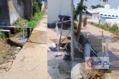 వృధాగా పోతున్న తాగునీరు.